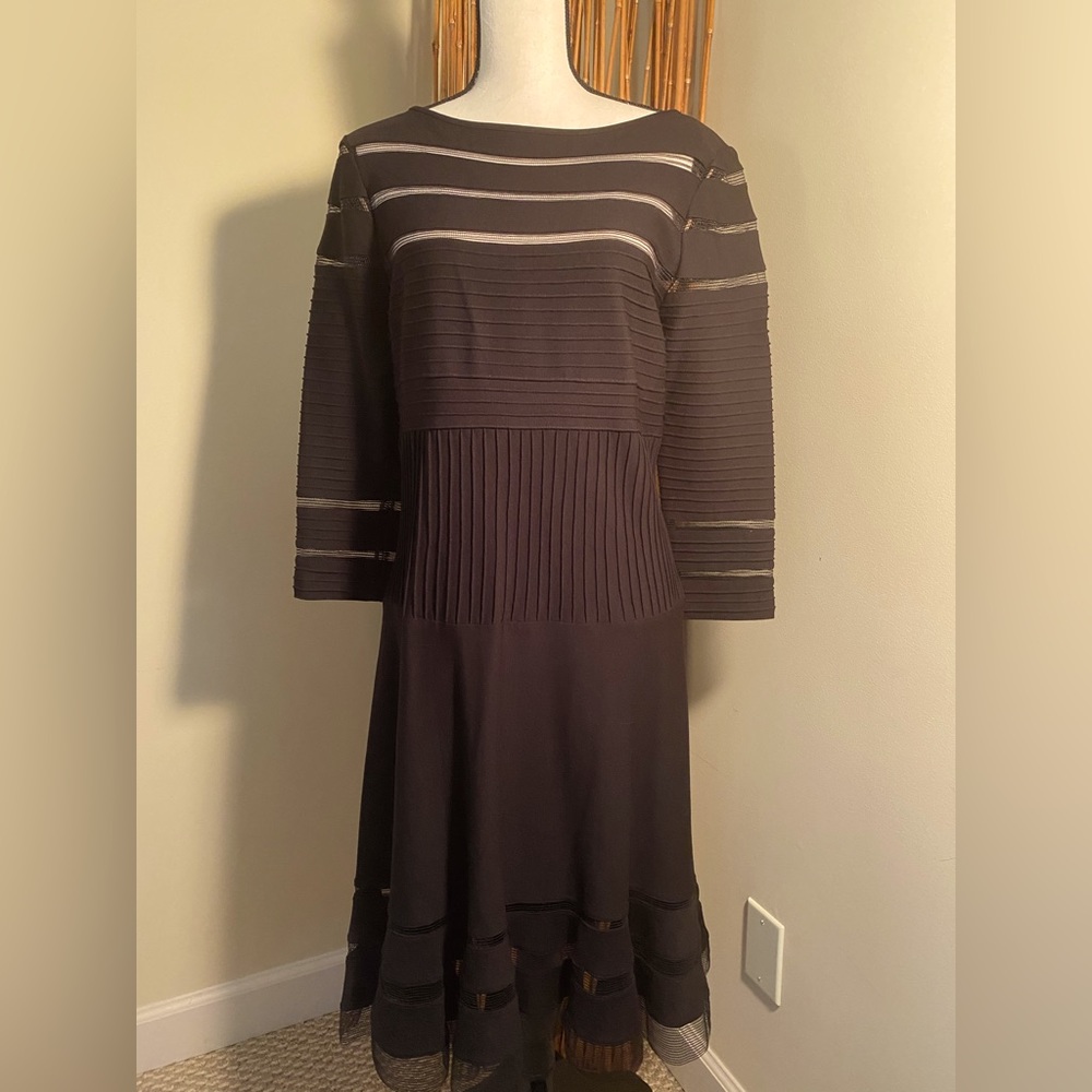 Elegant black cocktail dress